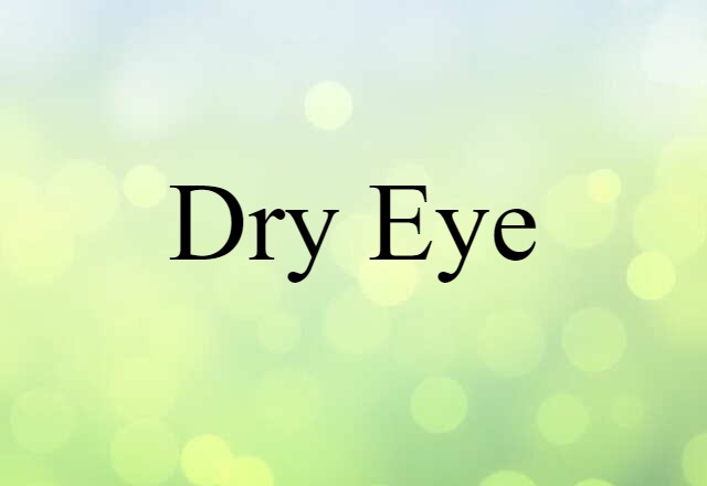 dry eye