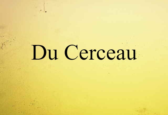 du Cerceau