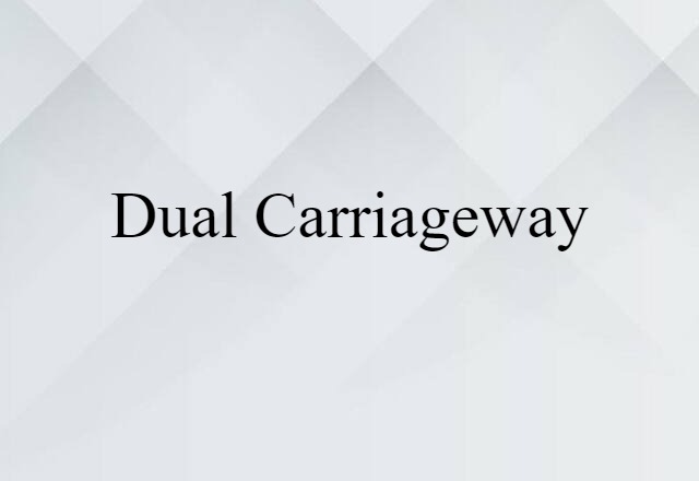 dual carriageway