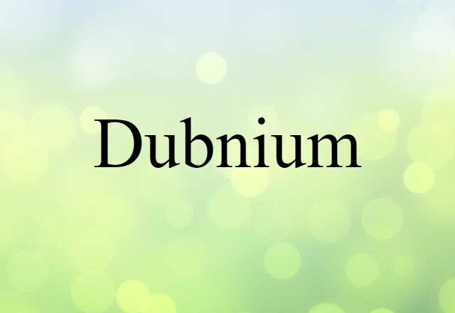 dubnium