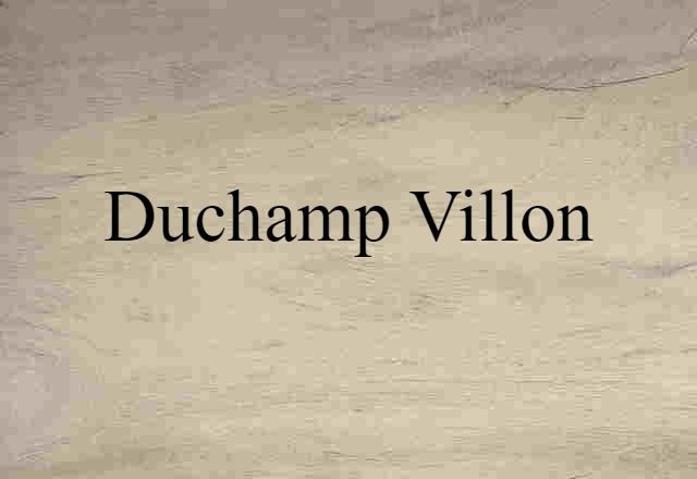 Duchamp-Villon