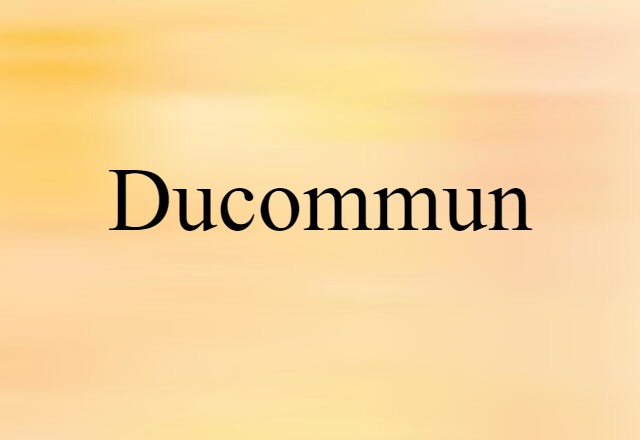 Ducommun