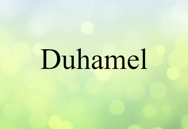 Duhamel