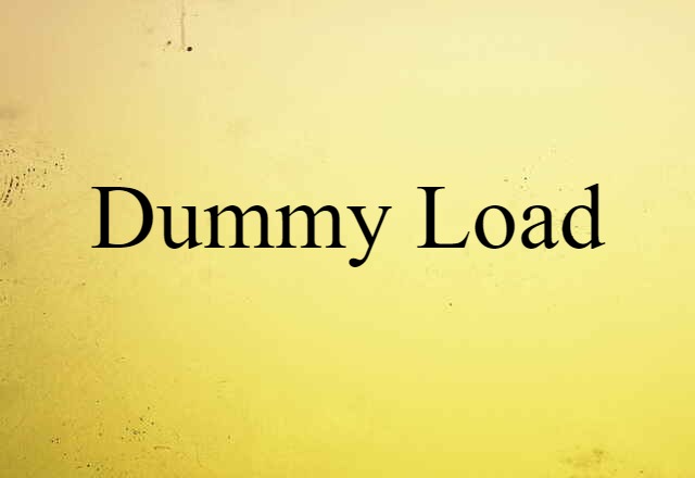 dummy load