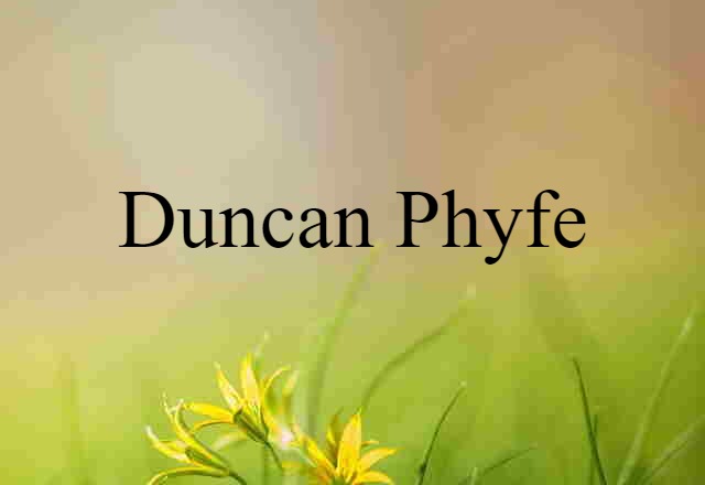 Duncan Phyfe