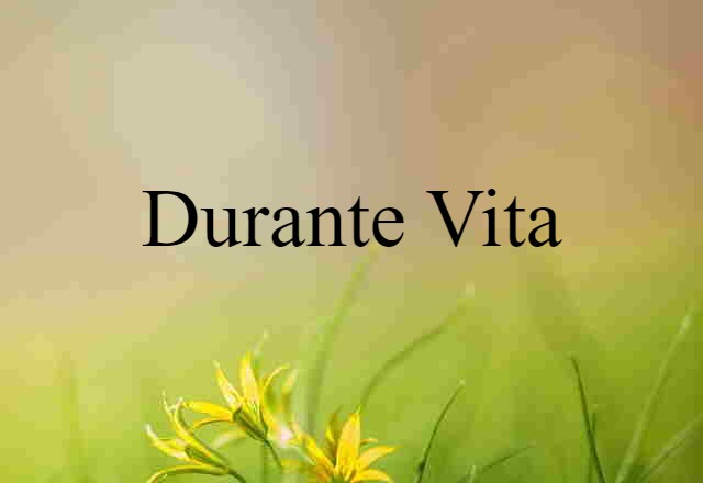 durante vita