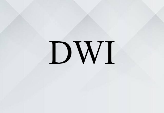 DWI