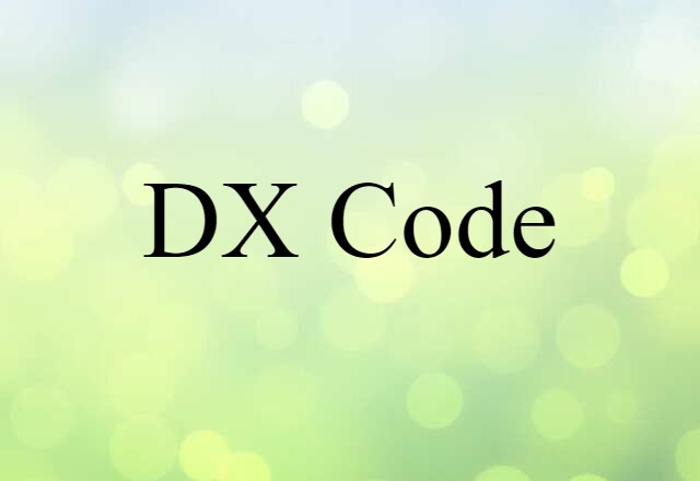 DX code