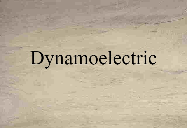 dynamoelectric