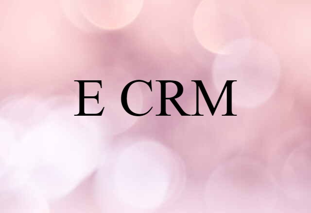 e-CRM