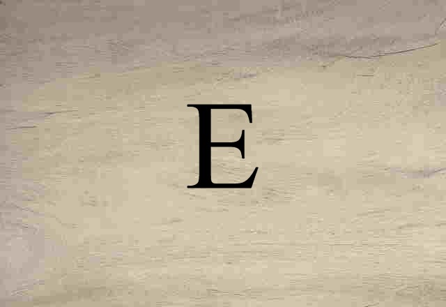 e