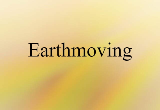 earthmoving