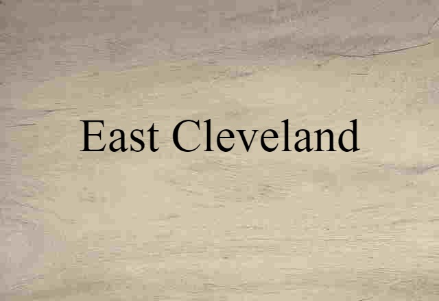 East Cleveland