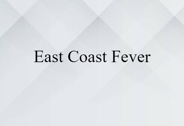 east coast fever