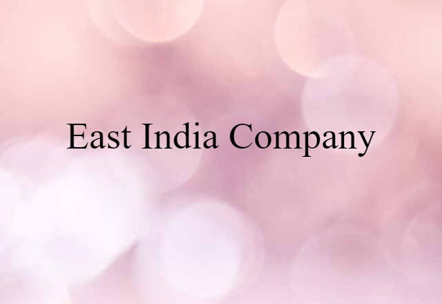 East India Company