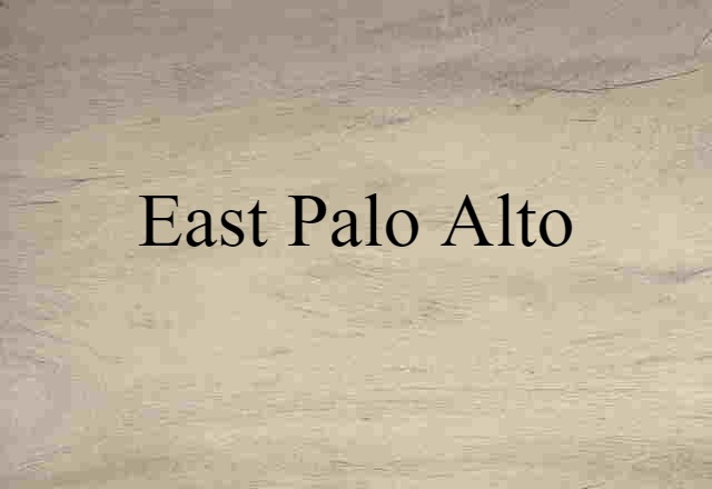 East Palo Alto