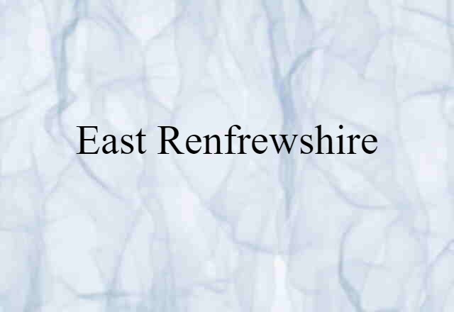 East Renfrewshire