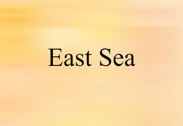 East Sea