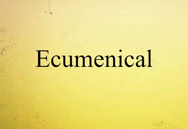 ecumenical