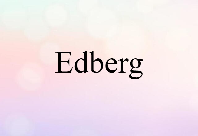 Edberg