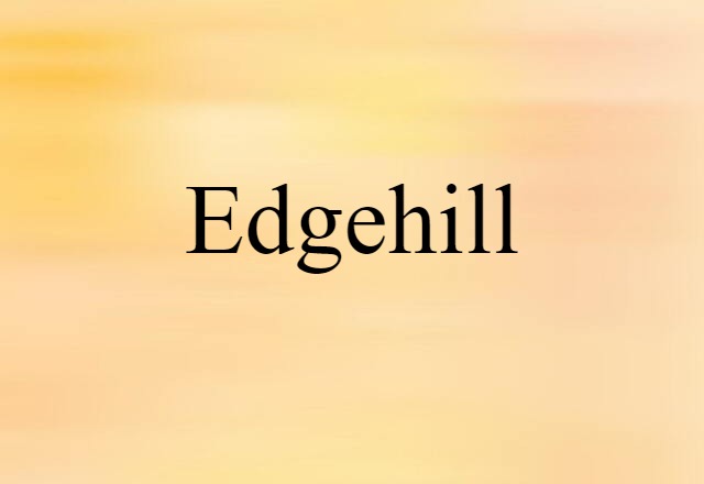 Edgehill