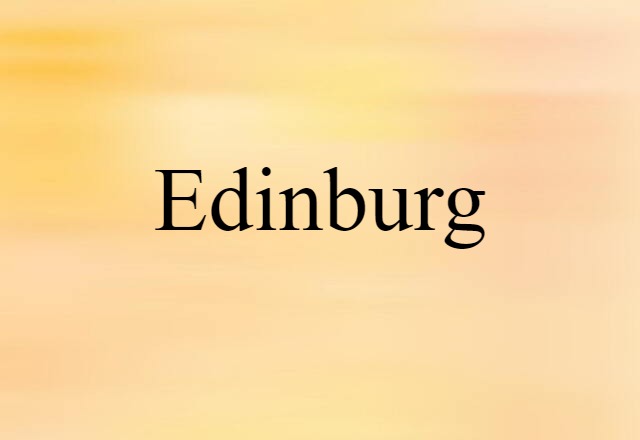 Edinburg