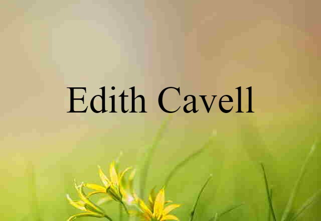 Edith Cavell