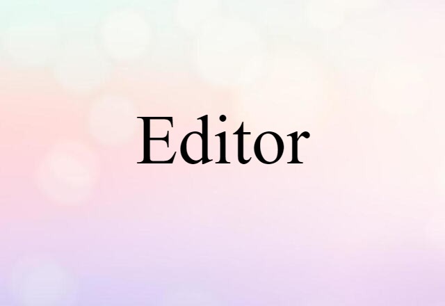 editor