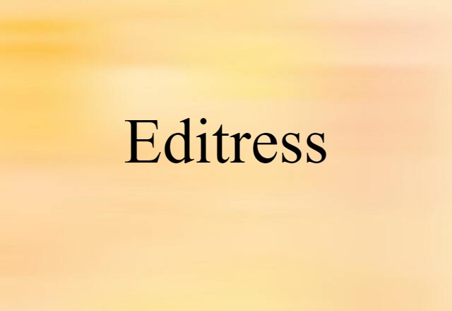 editress