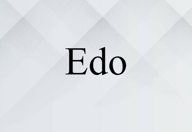 Edo