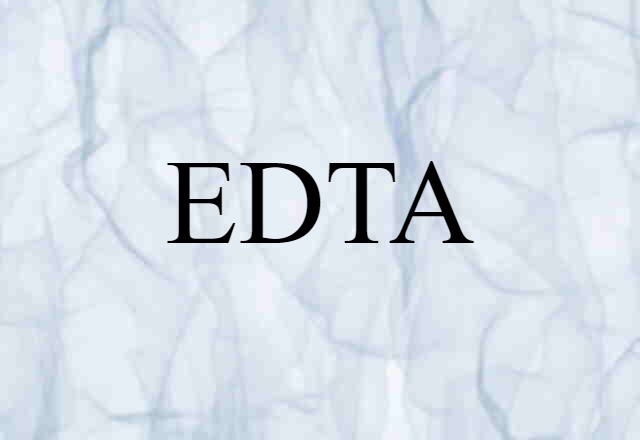 EDTA