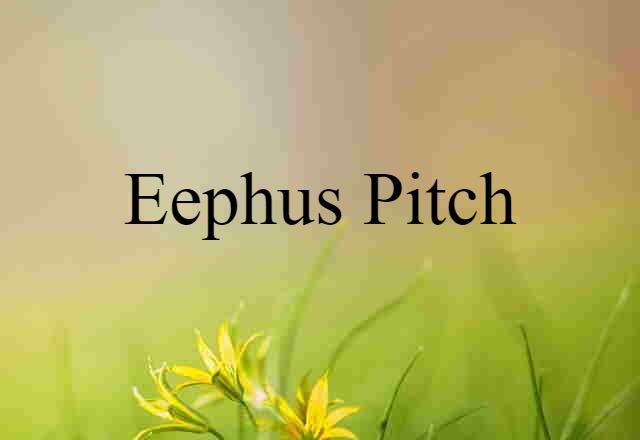 eephus pitch