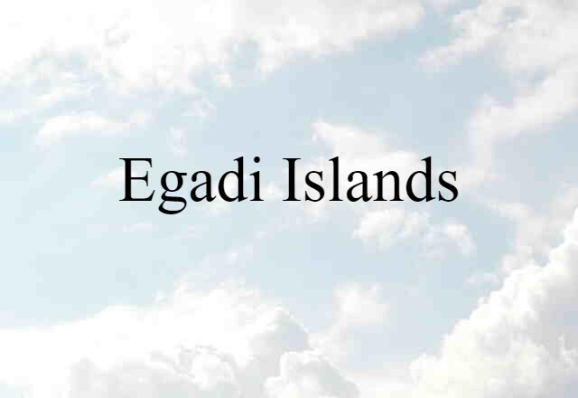 Egadi Islands