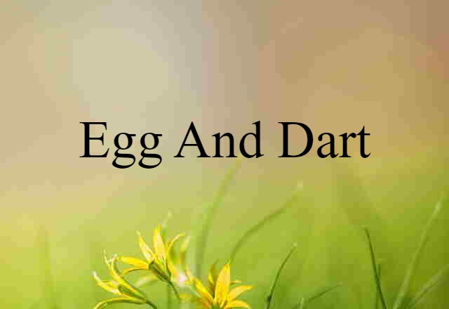 egg and dart