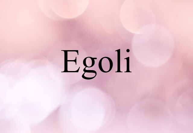 Egoli