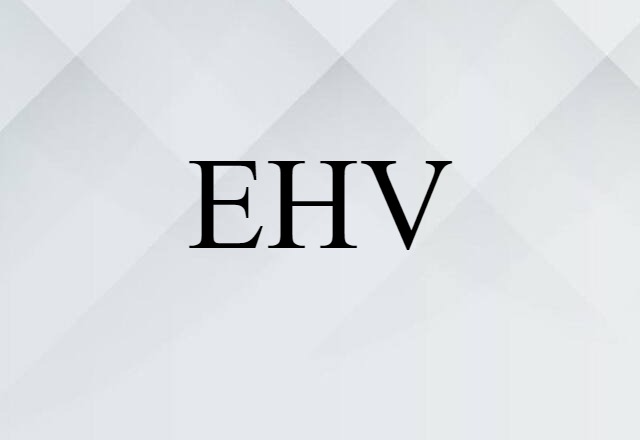 EHV