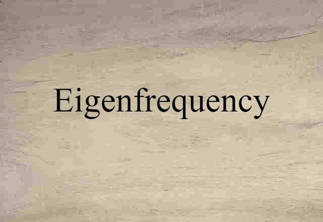 eigenfrequency