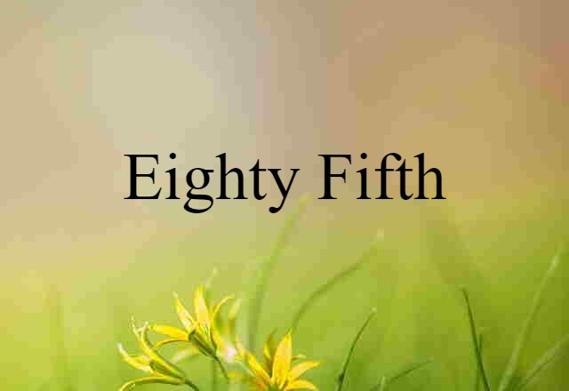 eighty-fifth