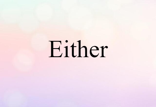 either