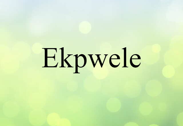 ekpwele