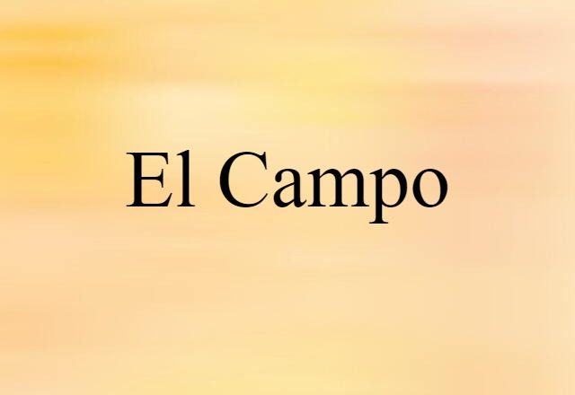 El Campo