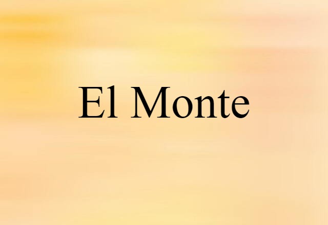 El Monte