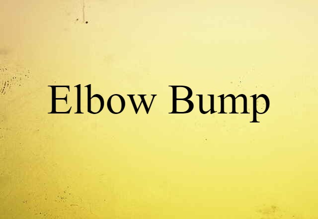 elbow bump