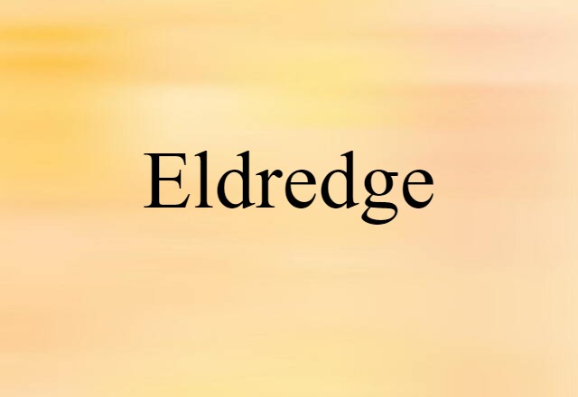 Eldredge