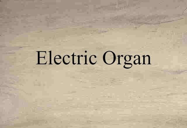 electric organ