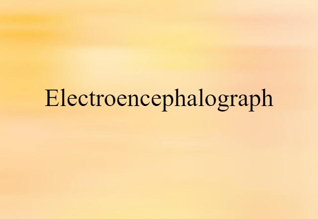 electroencephalograph