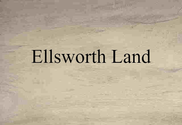 Ellsworth Land