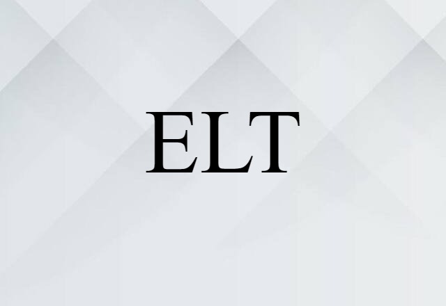 ELT