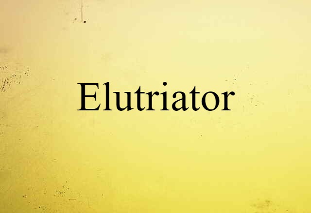 elutriator