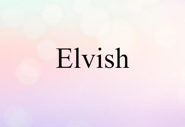 elvish